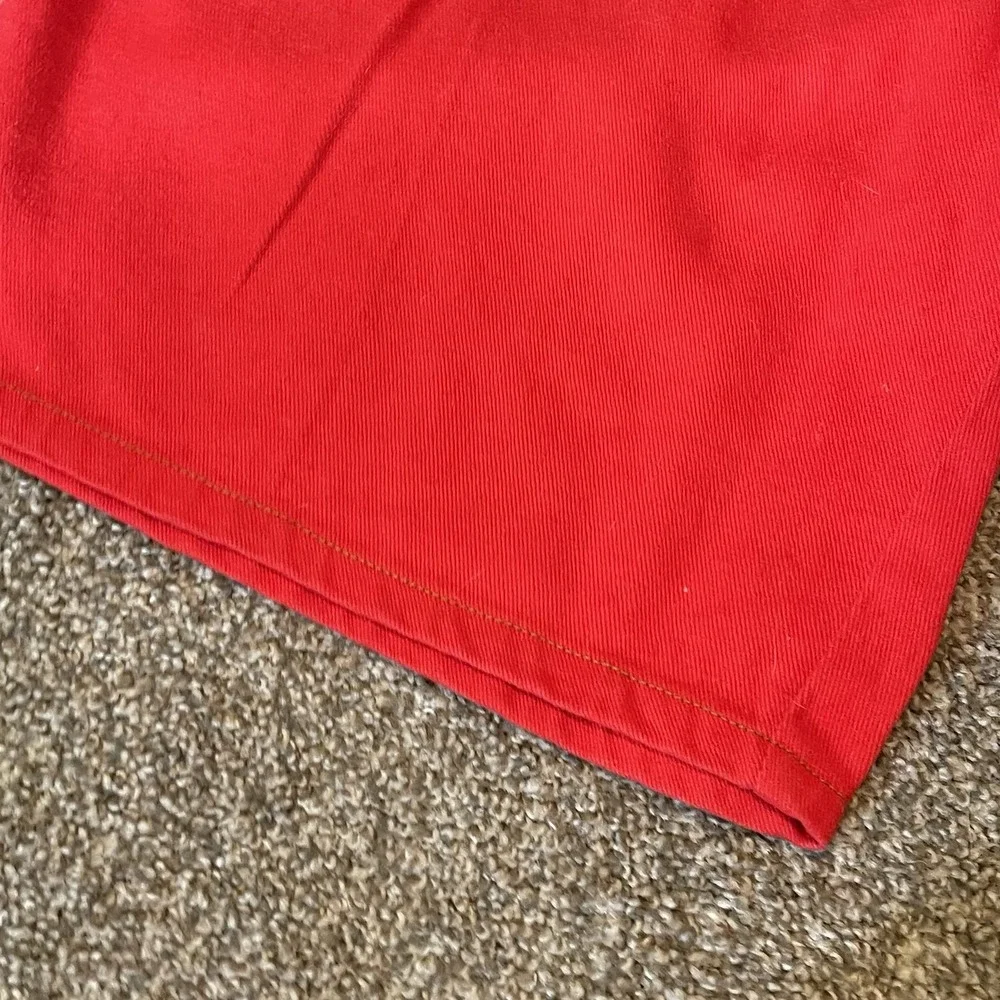 vintage 90s MICKEY MOUSE RED DENIM SHORTS 40